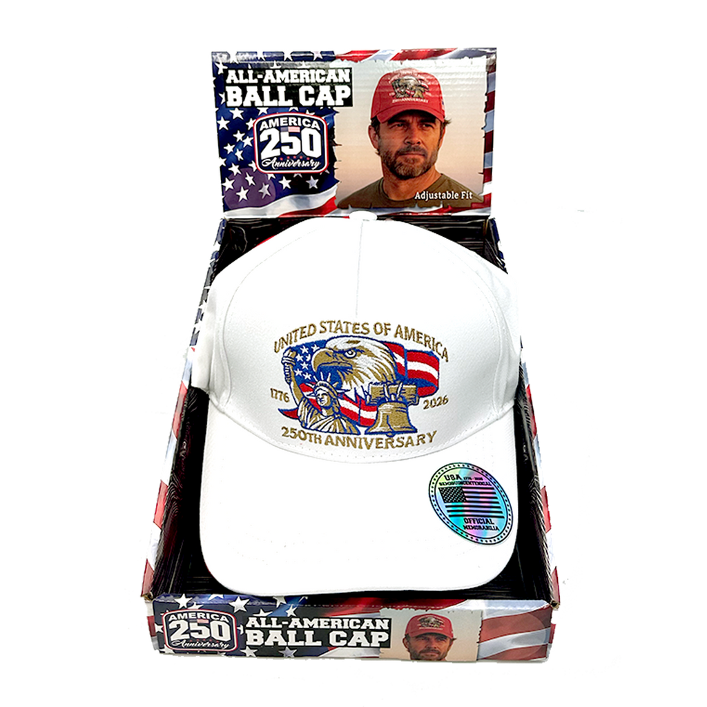 USA 250th Anniversary Patriot Baseball Caps