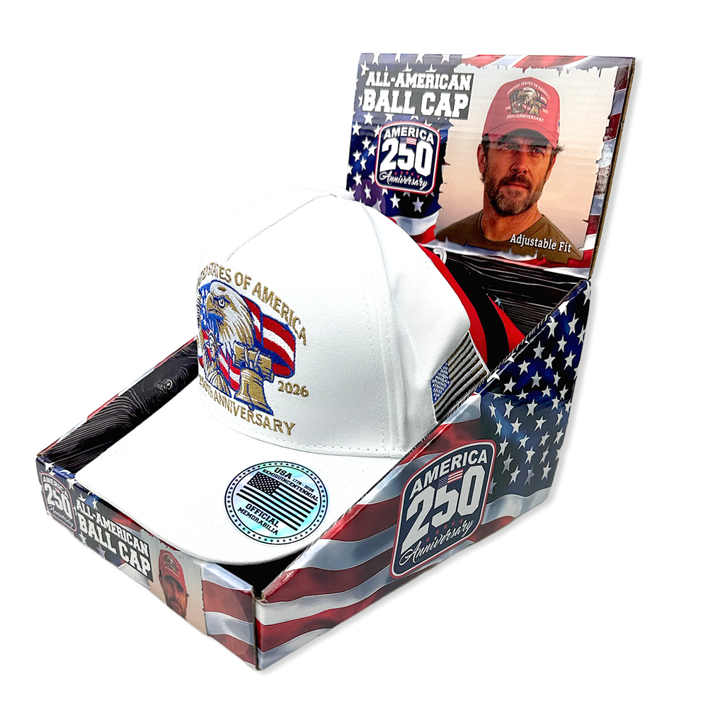 USA 250th Anniversary Patriot Baseball Caps