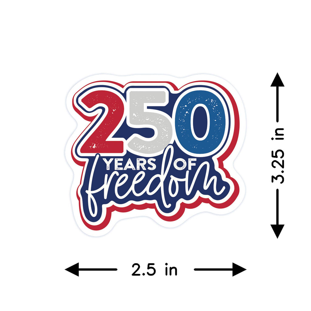 250 Years Freedom Sticker