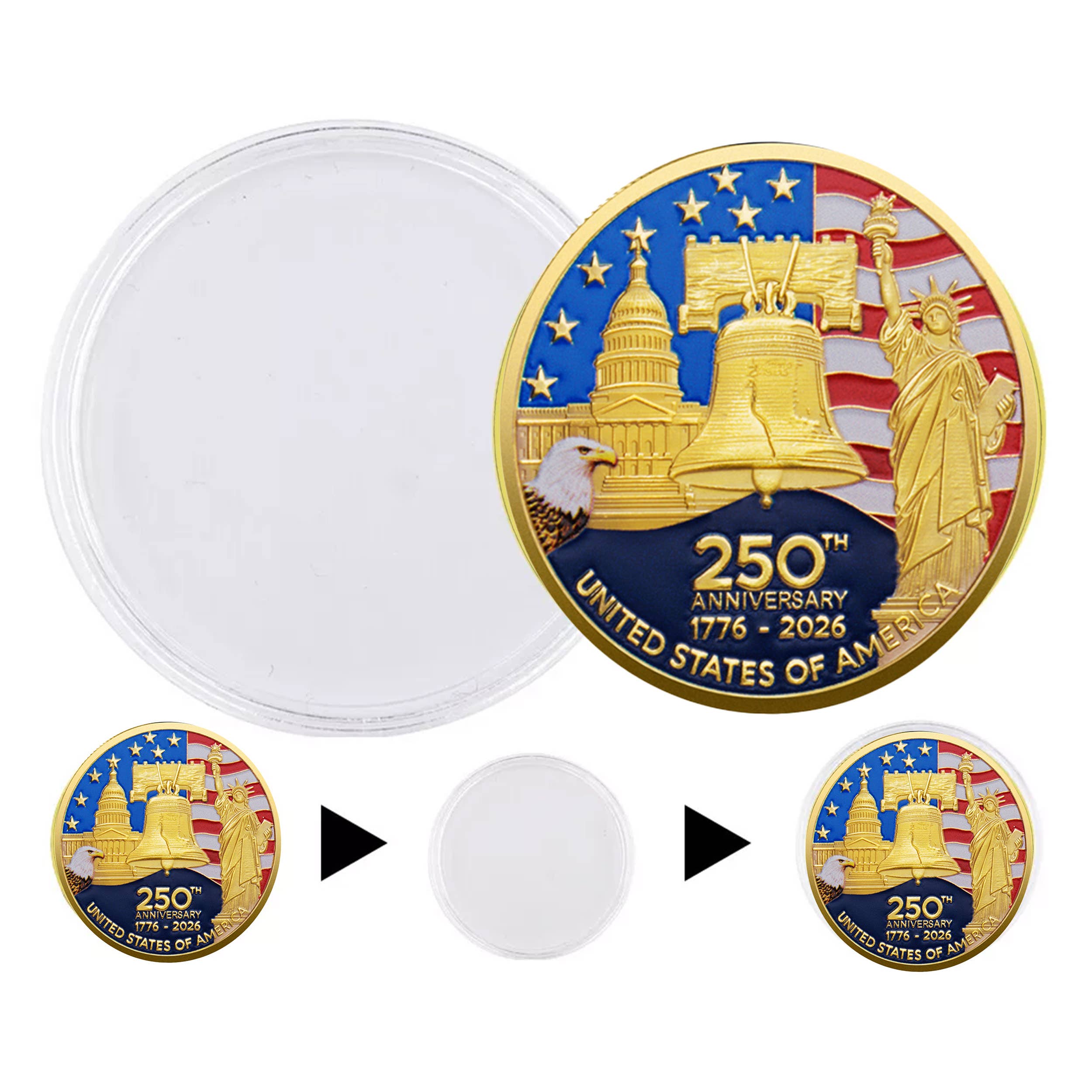 250th Anniversary of USA Gold Coin