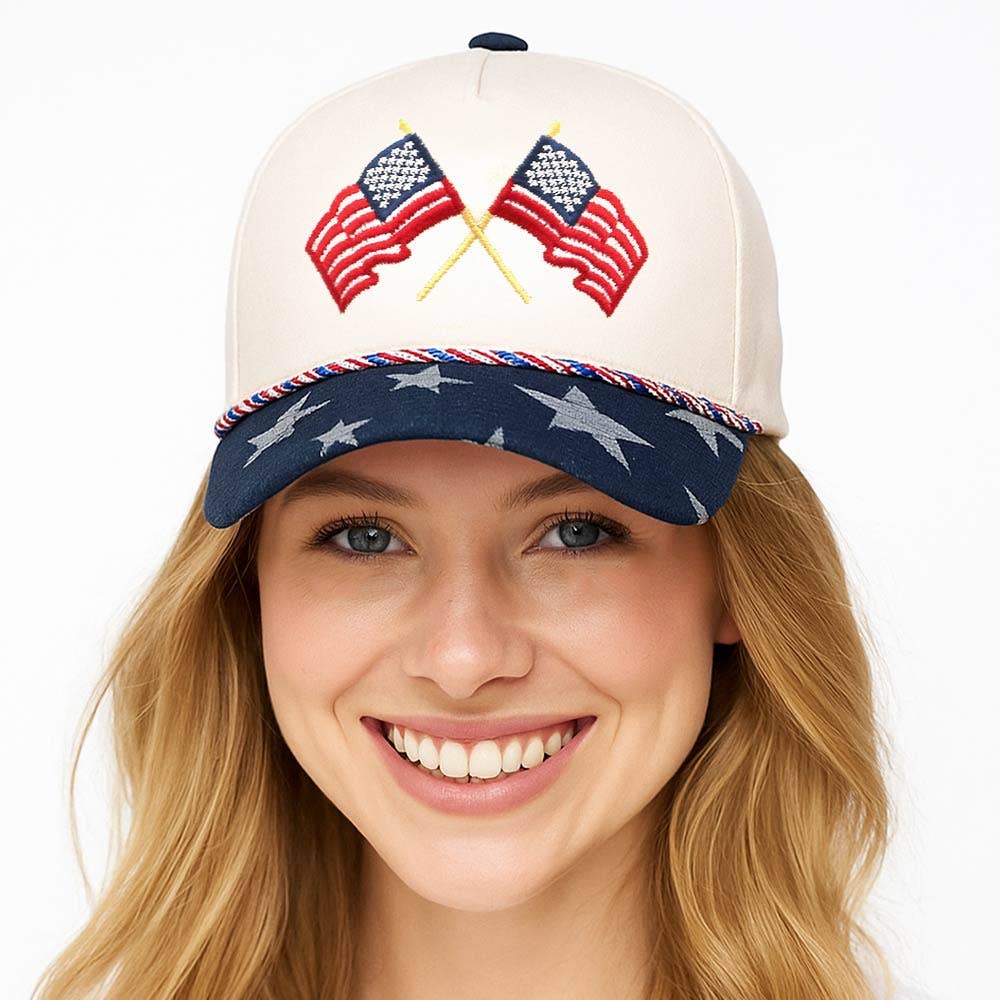 USA Flag Hat 250th Denim Dark