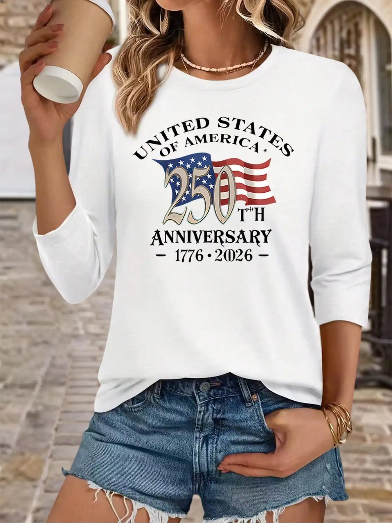 I Love USA 250th Anniversary T-Shirt
