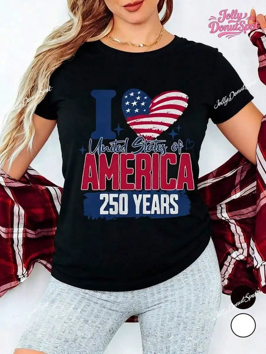 I Love USA 250th Anniversary T-Shirt