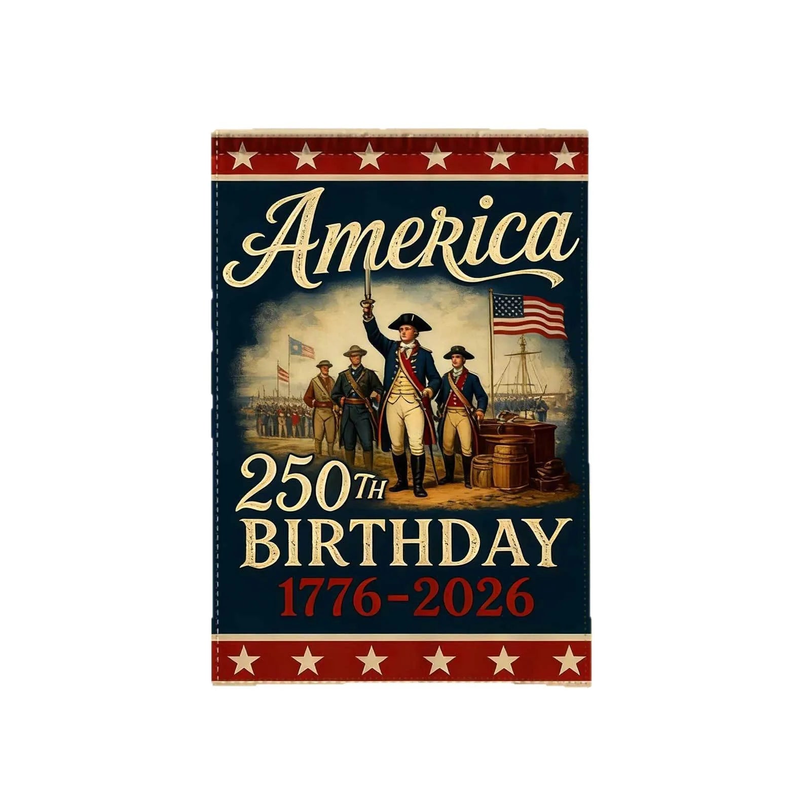 Patriotic American Garden Flag