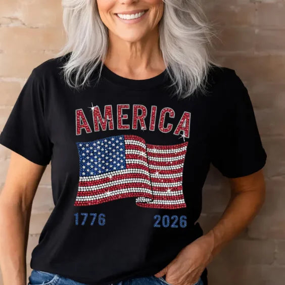 Eagle and Flag 250 Years 4th of July T-Shirt