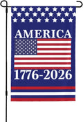 America 250th Birthday Garden Flag