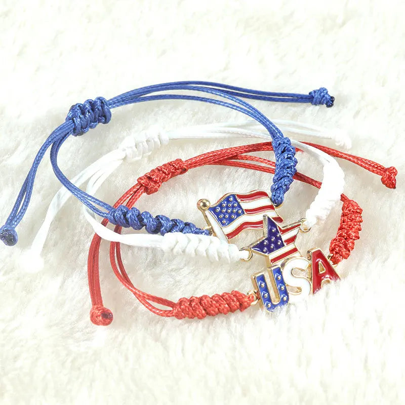 USA Independence Day Bracelet alloy