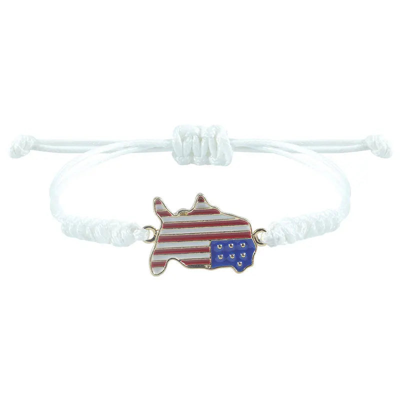 USA Independence Day Bracelet alloy