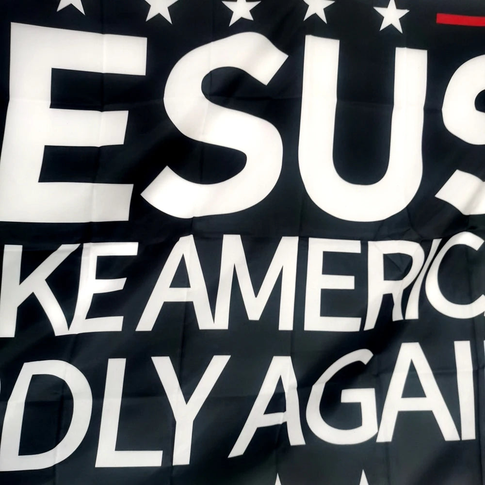 Jesus Make America Godly Again Flag