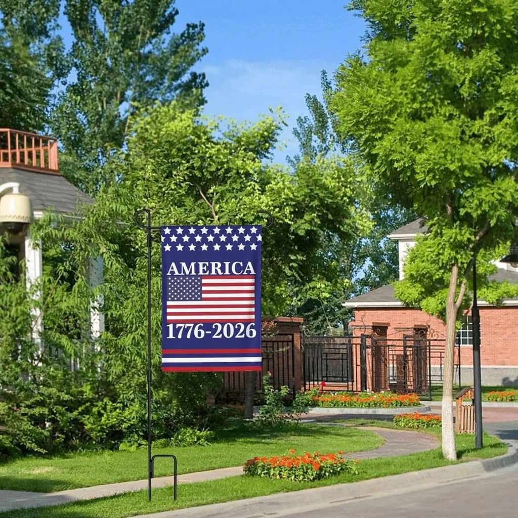 America 250th Birthday Garden Flag