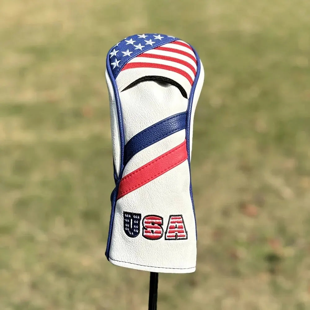Patriotic Golf Club Head Cover Set
