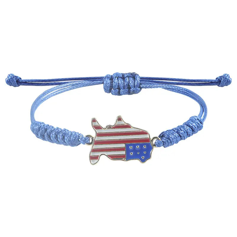USA Independence Day Bracelet alloy