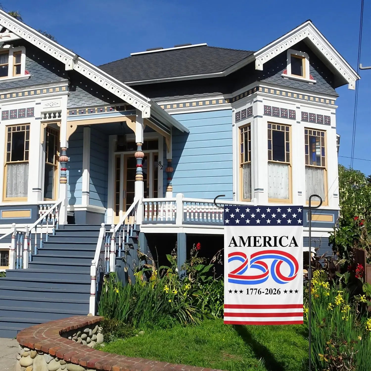 America 250th Birthday Flag 1776-2026