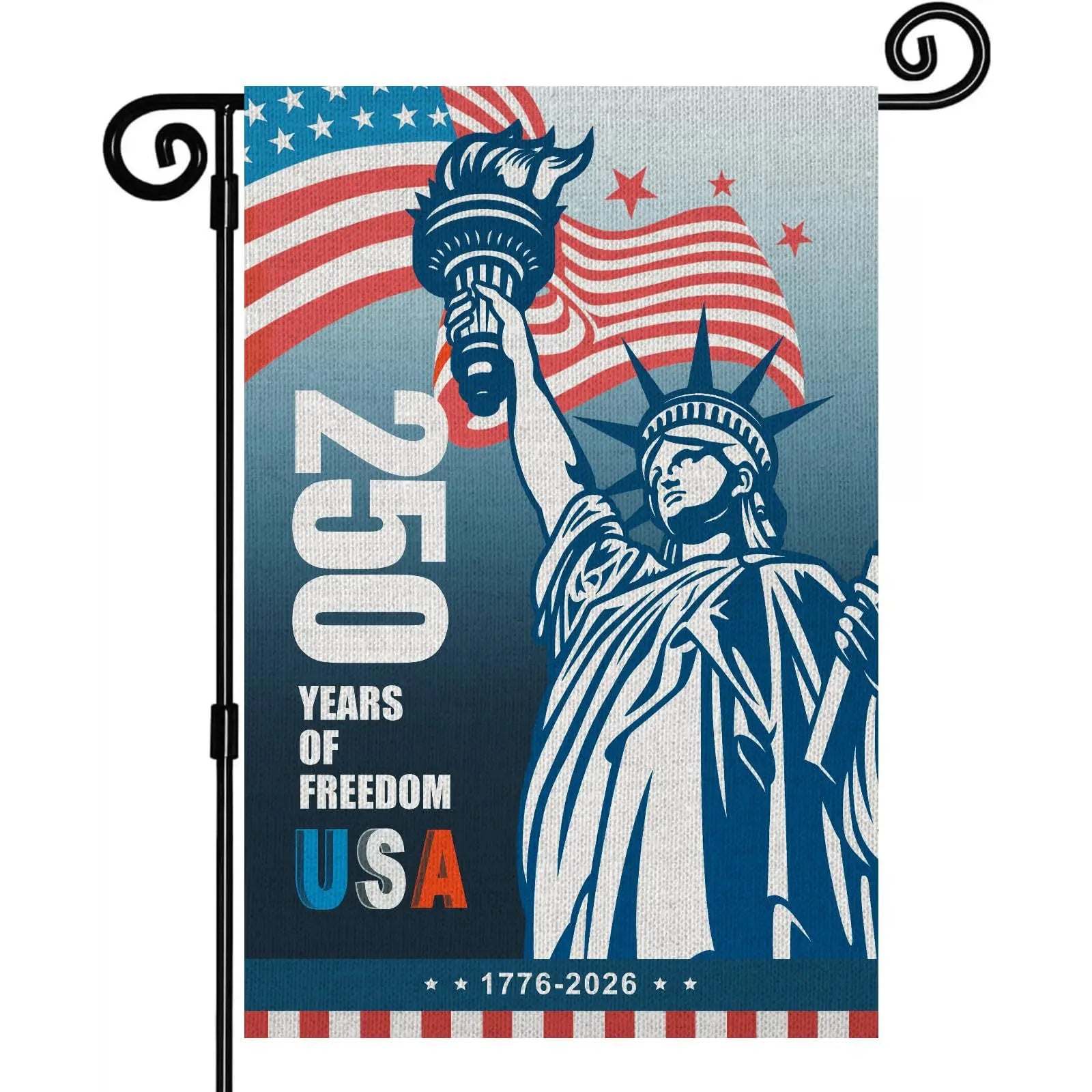 Patriotic American Garden Flag