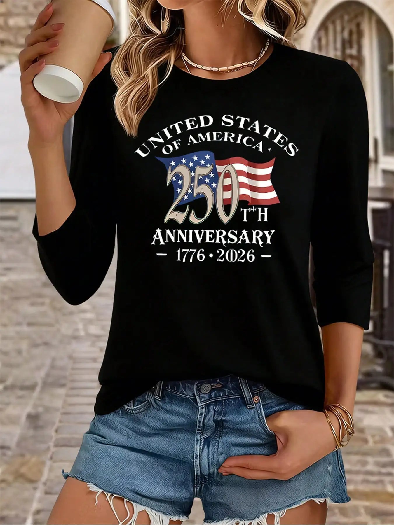 I Love USA 250th Anniversary T-Shirt