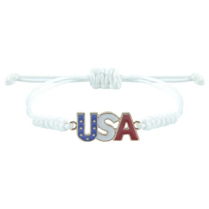 USA Independence Day Bracelet alloy