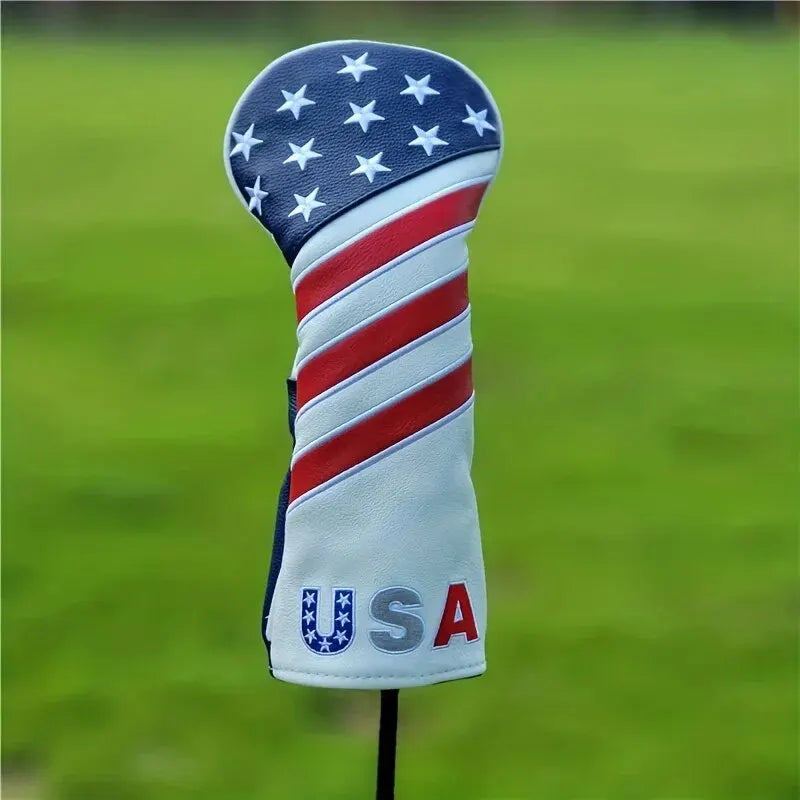 Patriotic Golf Club Head Cover Set