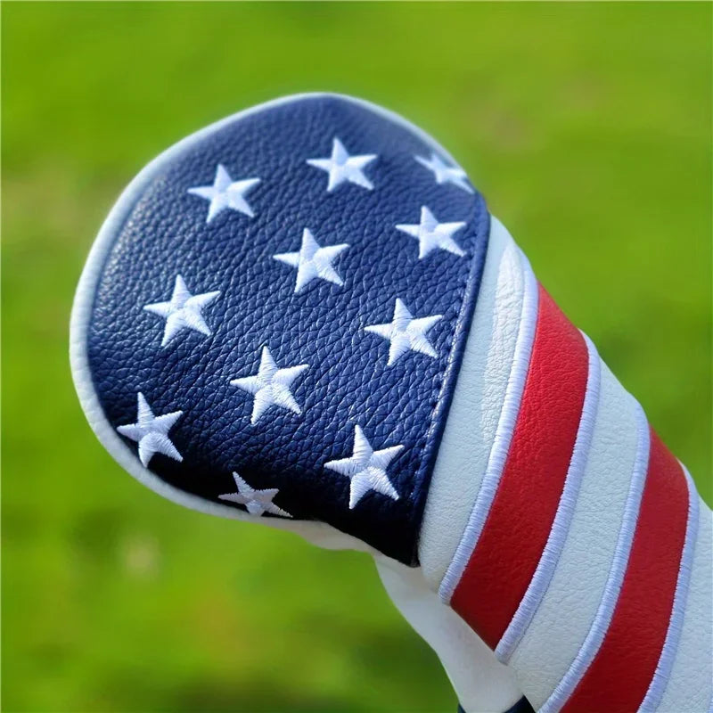 Patriotic Golf Club Head Cover Set