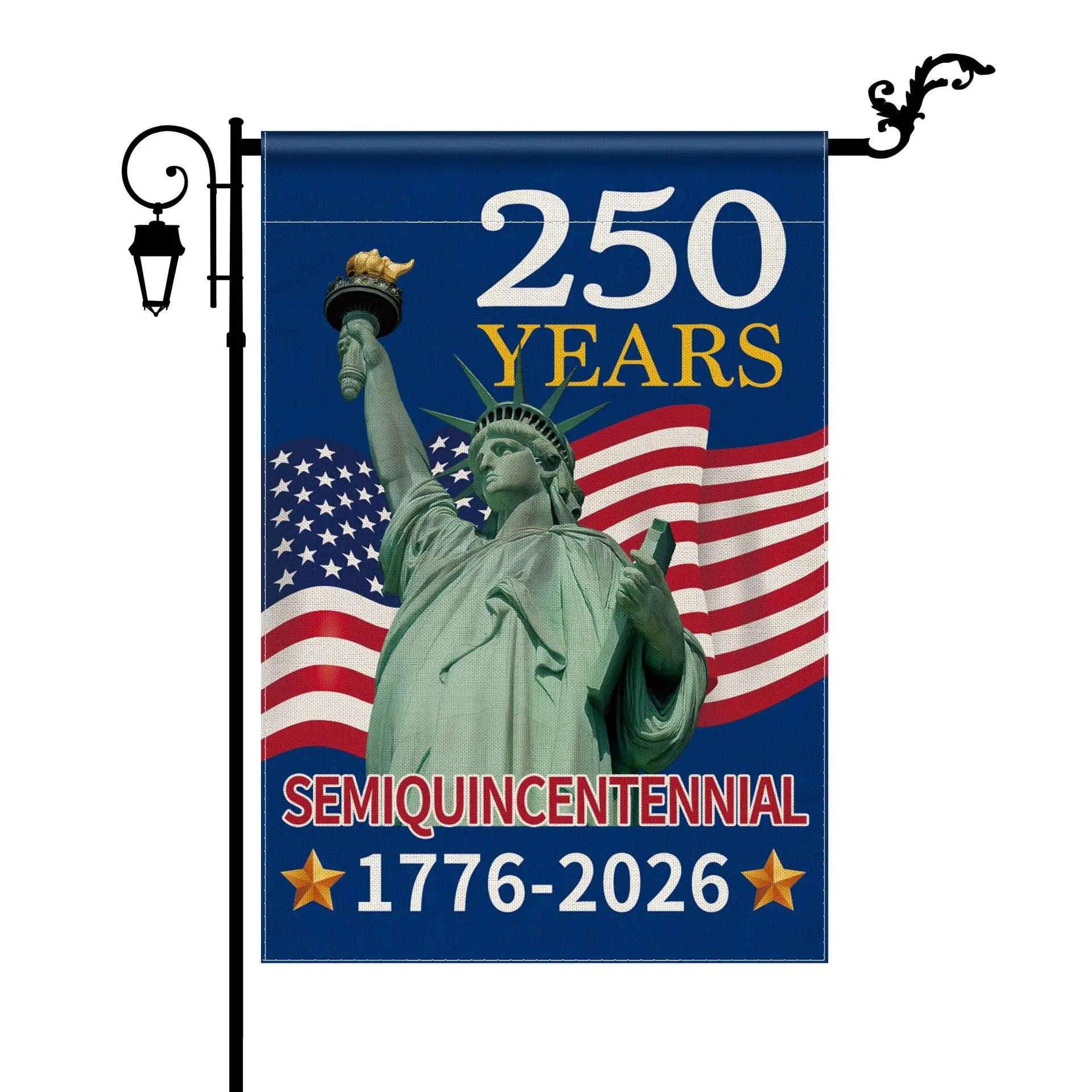 Patriotic American Garden Flag