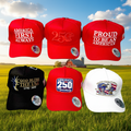 USA 250th Anniversary Patriot Baseball Caps