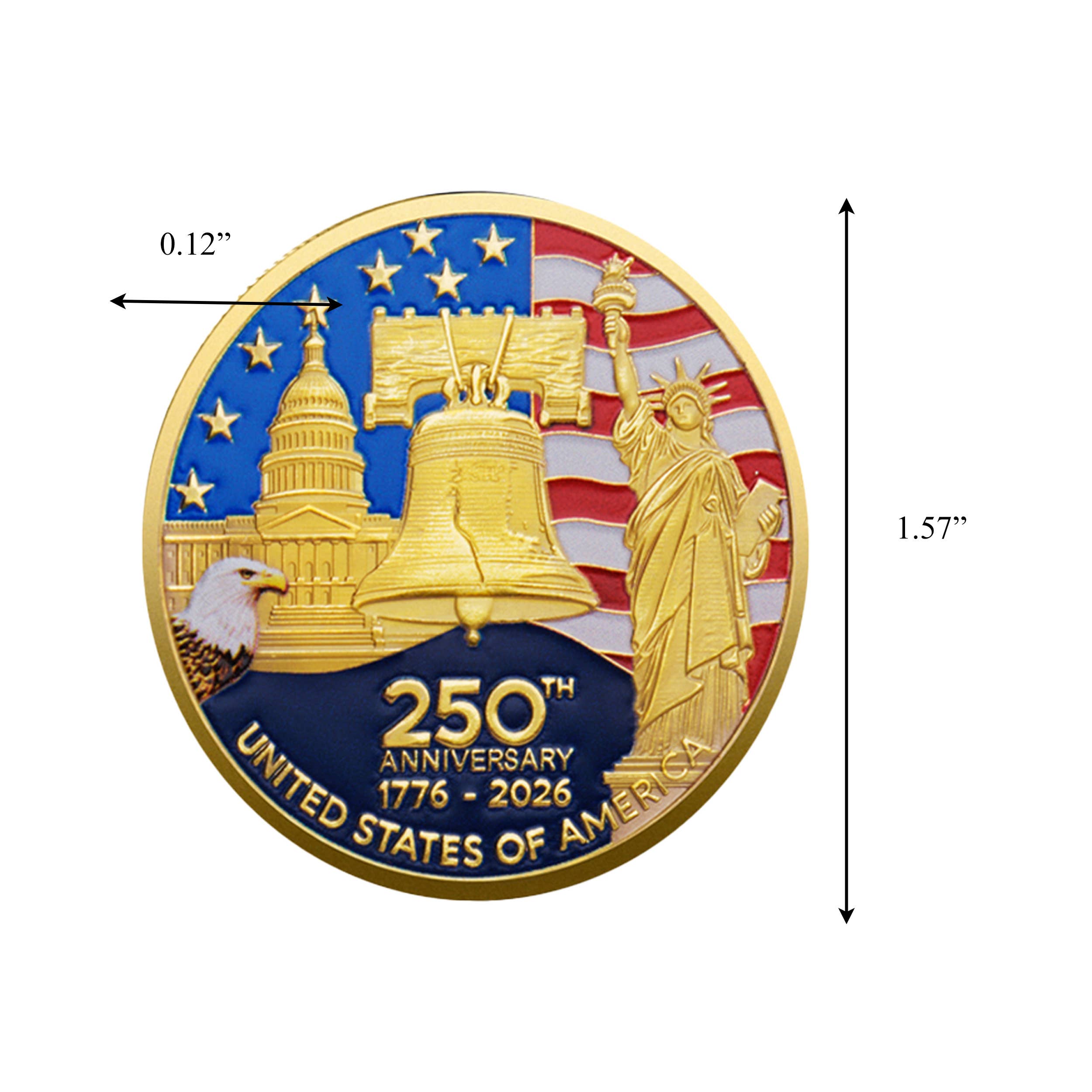 250th Anniversary of USA Gold Coin